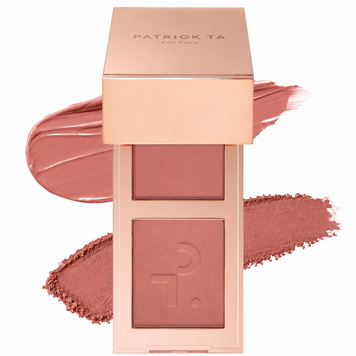 Міні рум'яна PATRICK TA Mini Major Headlines Double-Take Cr&egrave;me & Powder Blush Duo - She's Seductive 2921798838 фото