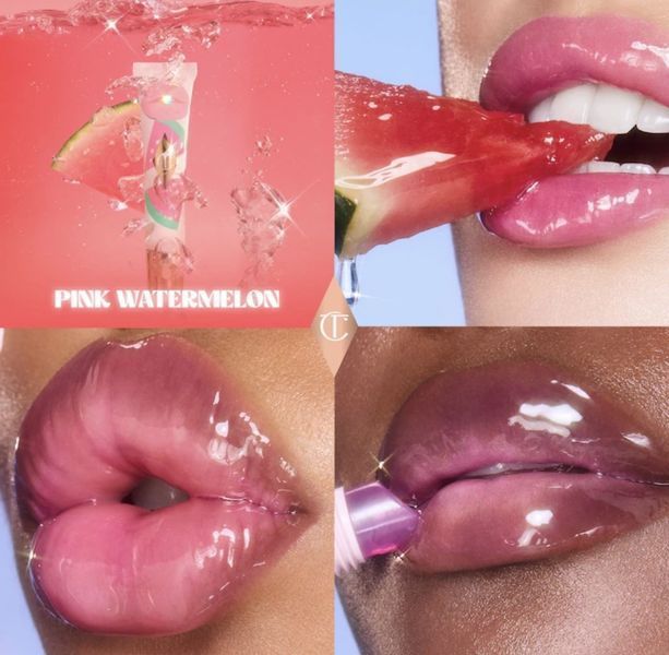 Олія для губ Charlotte Tilbury Unreal Lips Healthy Glow Nectar Oil - Juicylicious Pink Watermelon, 14 мл 000069 фото