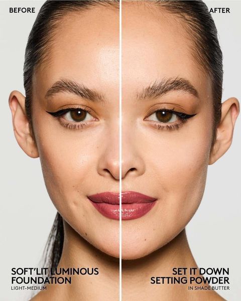 Розсипчаста пудра з пуховкою Fenty Beauty by Rihanna Set it Down Superfine Blurring Setting Powder, відтінок Butter 15 г 2854711465 фото