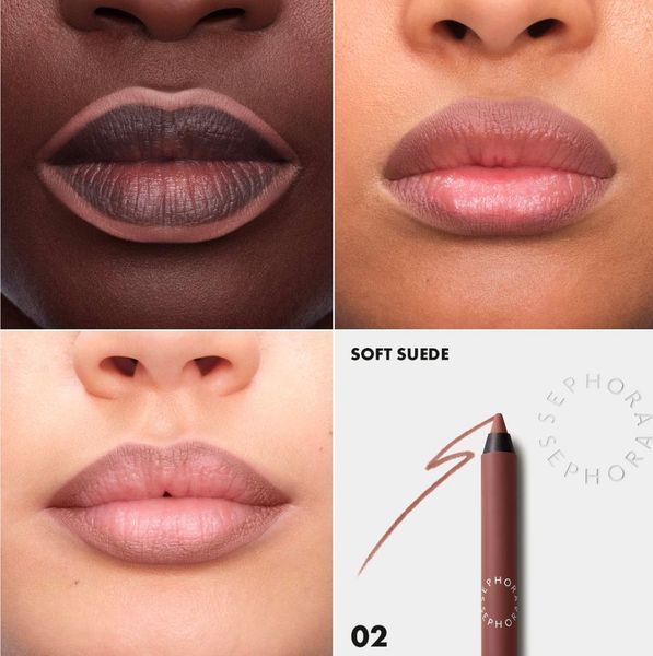 Карандаш для губ Sephora Collection Colorful 8HR Longwear Transferproof Lip Liner, оттенок 02 Soft Suede - matte true nude 000216 фото