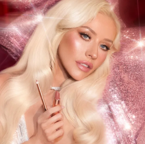 Лимитированный набор Charlotte Tilbury Pillow Talk Iconic Lip + Cheek Kit оттенок Pillow Talk Original 611233 фото