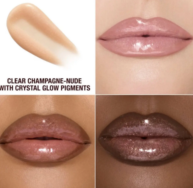 Блеск для губ Charlotte Tilbury Plumpgasm Plumping Lip Gloss, оттенок Nudegasm Diamonds 000179 фото