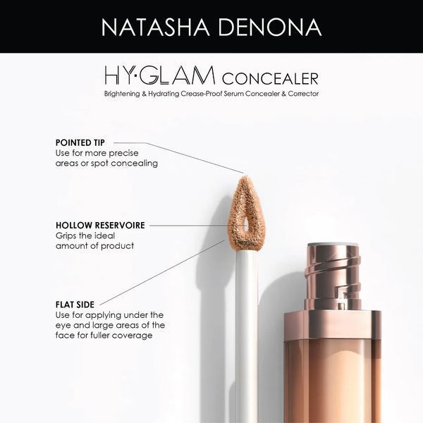 Консилер Natasha Denona Hy-Glam Brightening & Hydrating Medium to Full Coverage Crease Proof Serum, відтінок 2N 2866204588 фото
