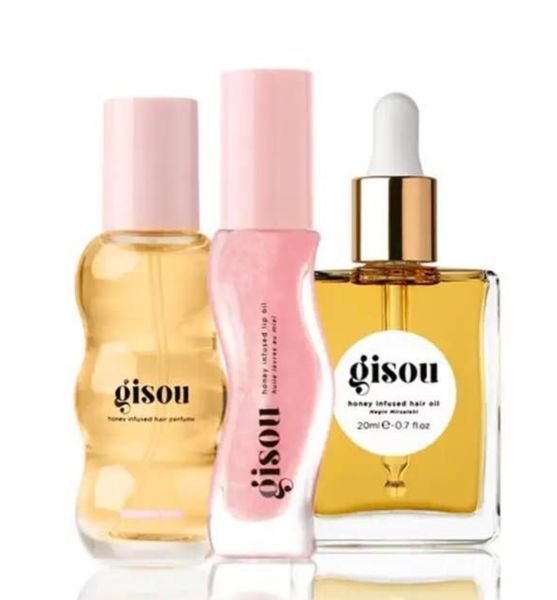 Набор для волос и губ Gisou Honey Gloss On The Go 000028 фото