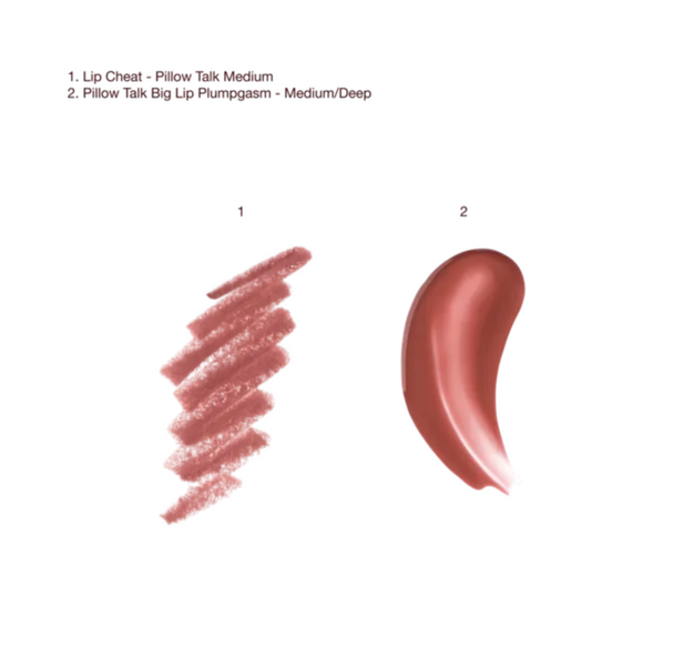 Набір для губ Charlotte Tilbury Pillow Talk Plumpgasm Lip Kit відтінок Pillow Talk Medium 666789 фото